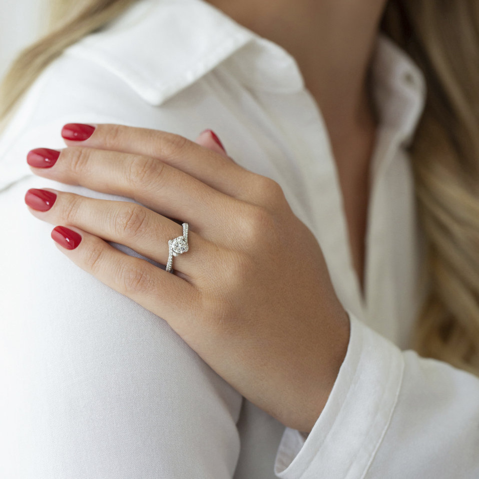 Prsteň s diamantmi Frozen Princess