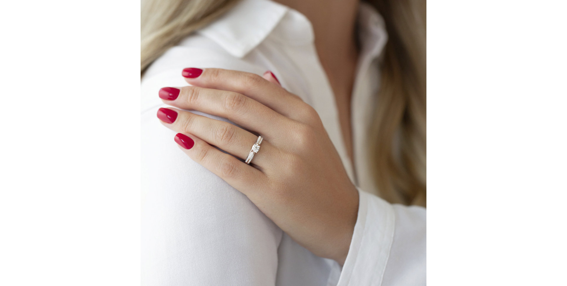 Prsteň s diamantmi Luciano