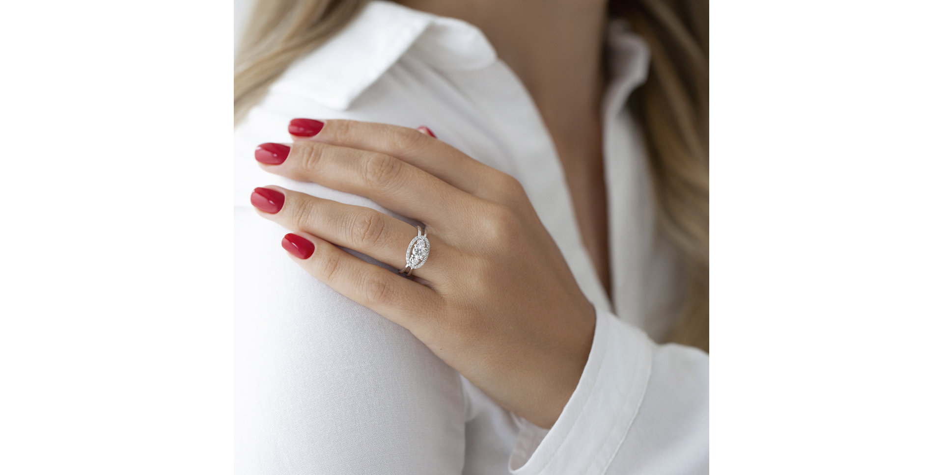 Prsteň s diamantmi Chiarra