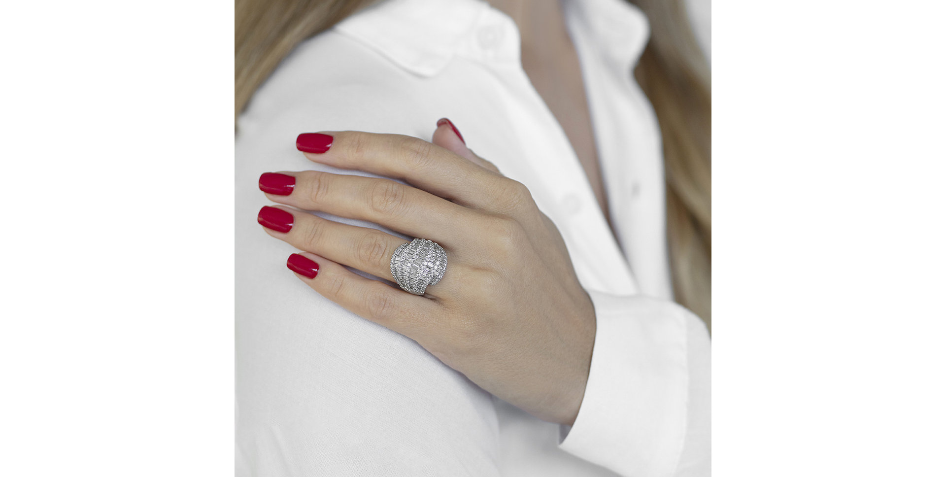 Prsteň s diamantmi Valery