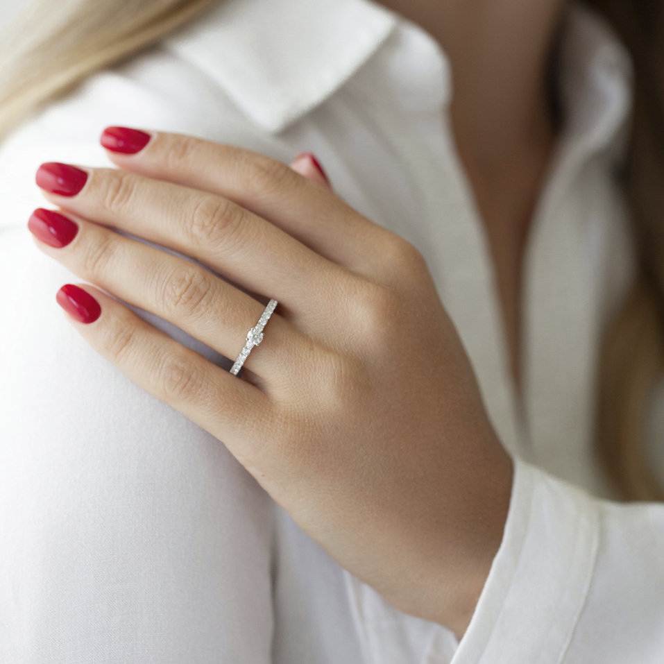 Prsteň s diamantmi Angelo