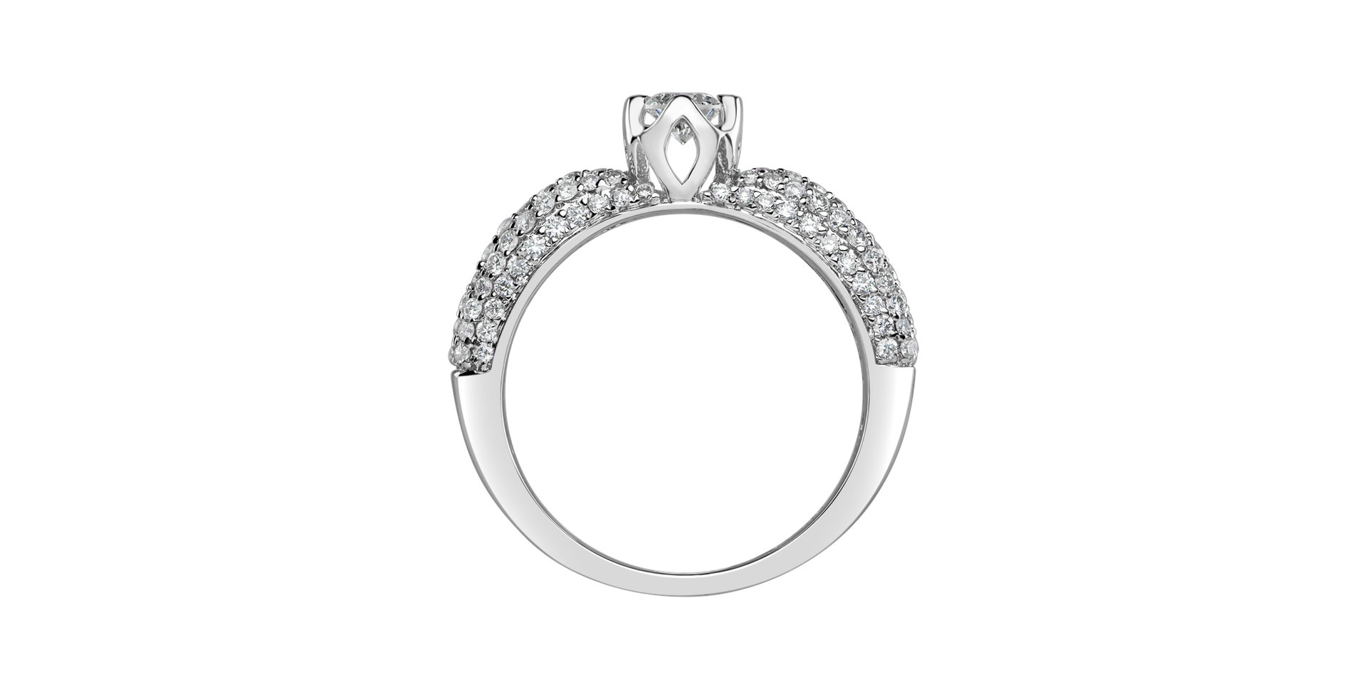 Prsteň s diamantmi Glitter Love