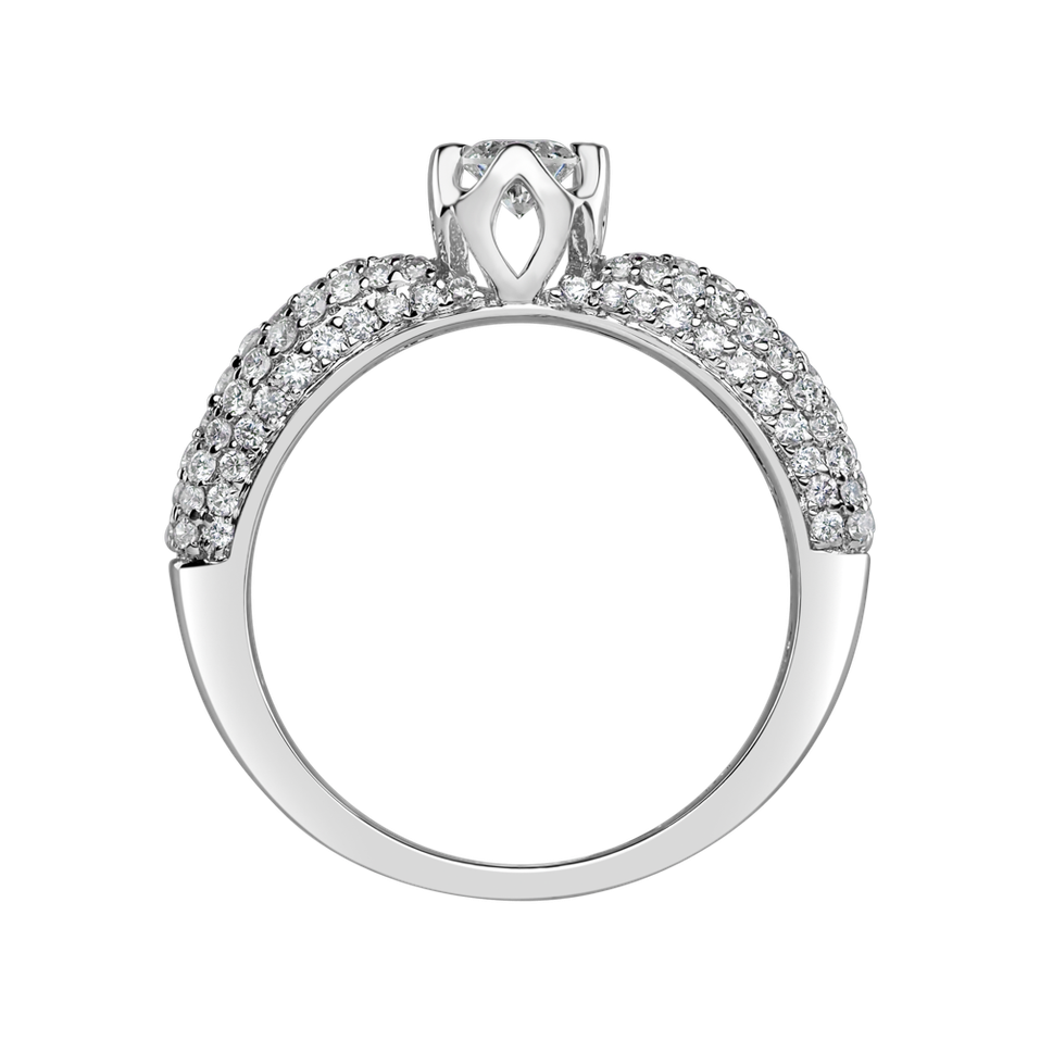 Prsteň s diamantmi Glitter Love