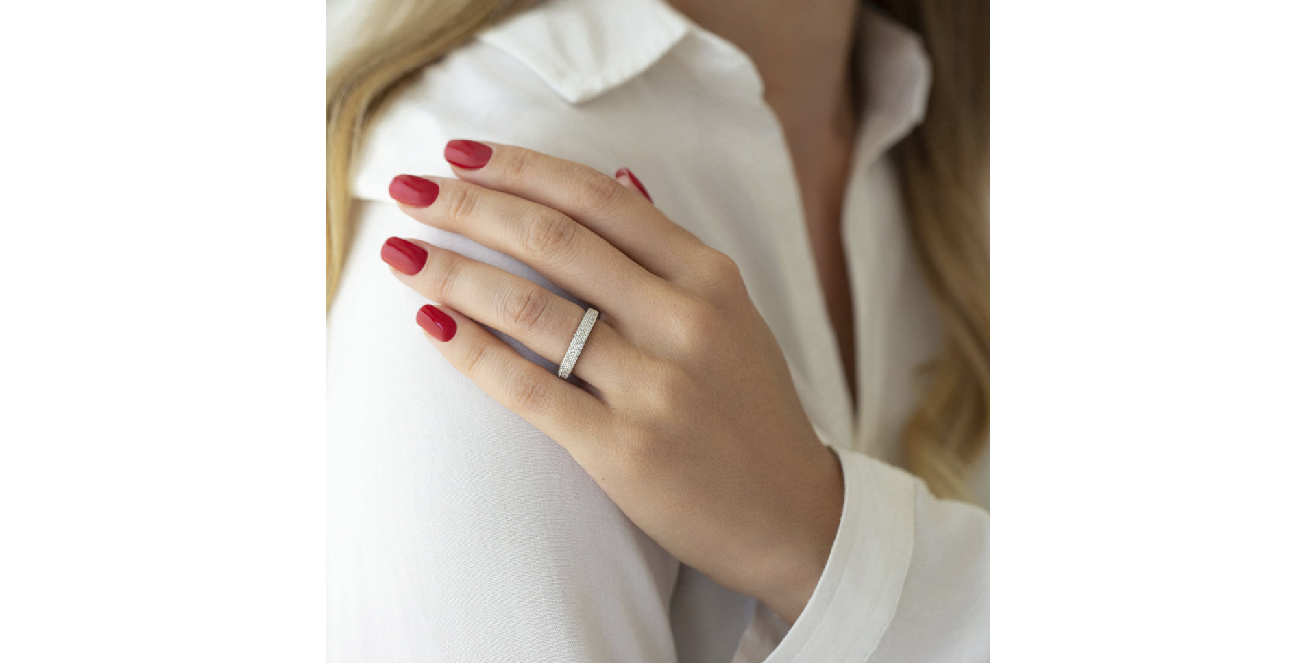 Prsteň s diamantmi Poetic