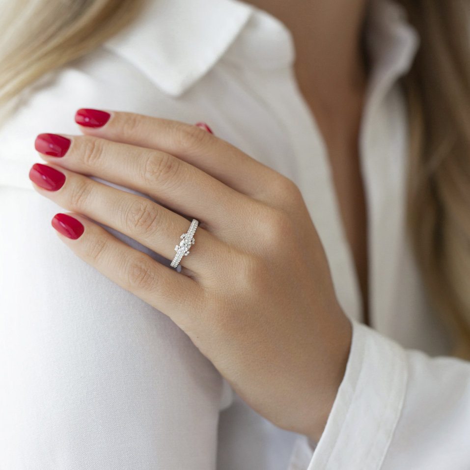 Prsteň s diamantmi Te Quiero