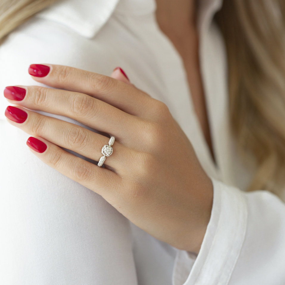 Prsteň s diamantmi Isabelle
