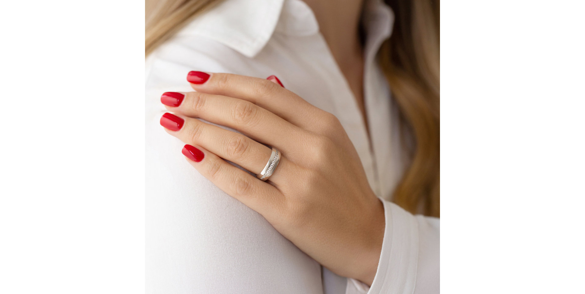 Prsteň s diamantmi Verona