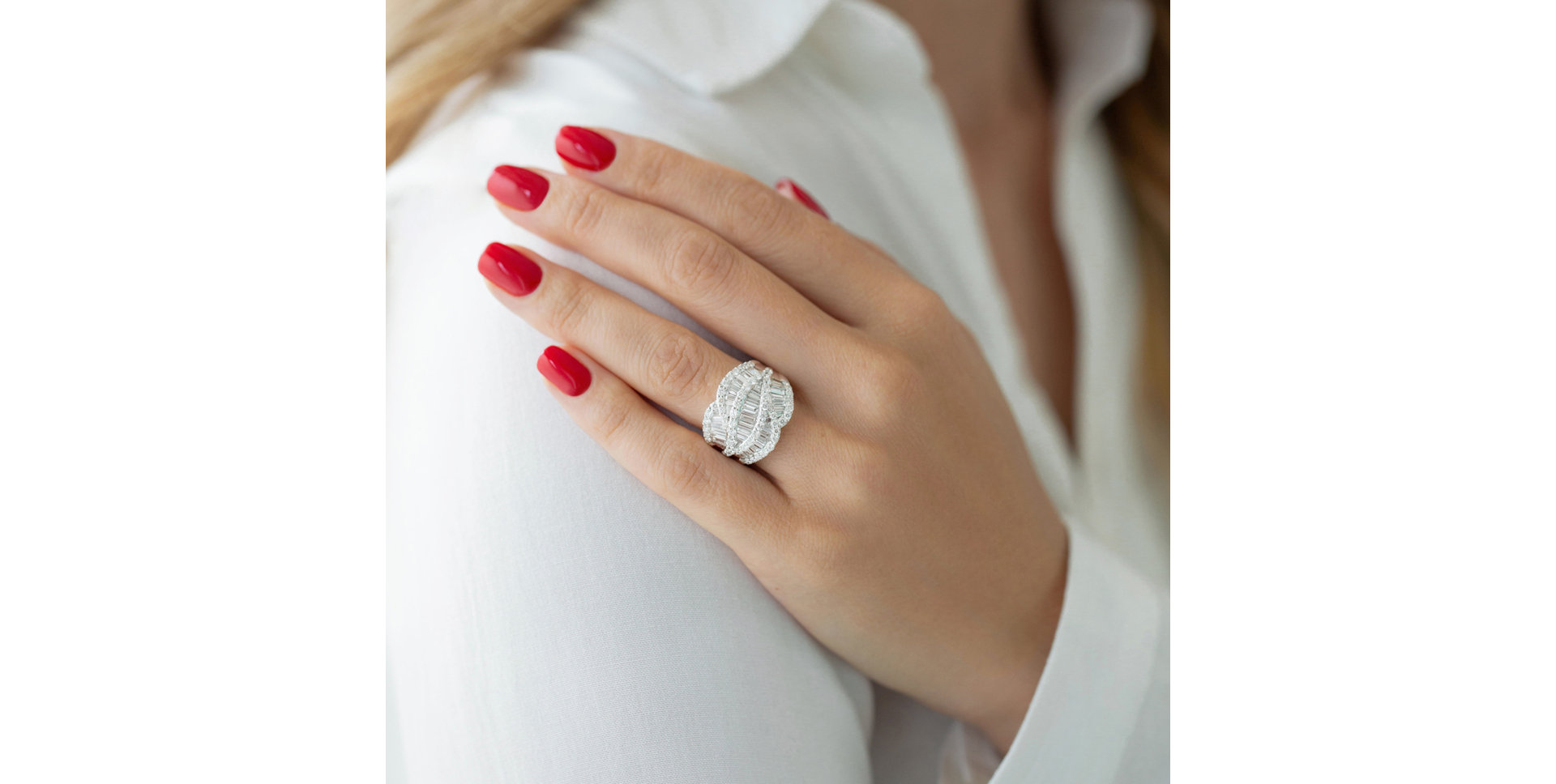 Prsteň s diamantmi Dorothea