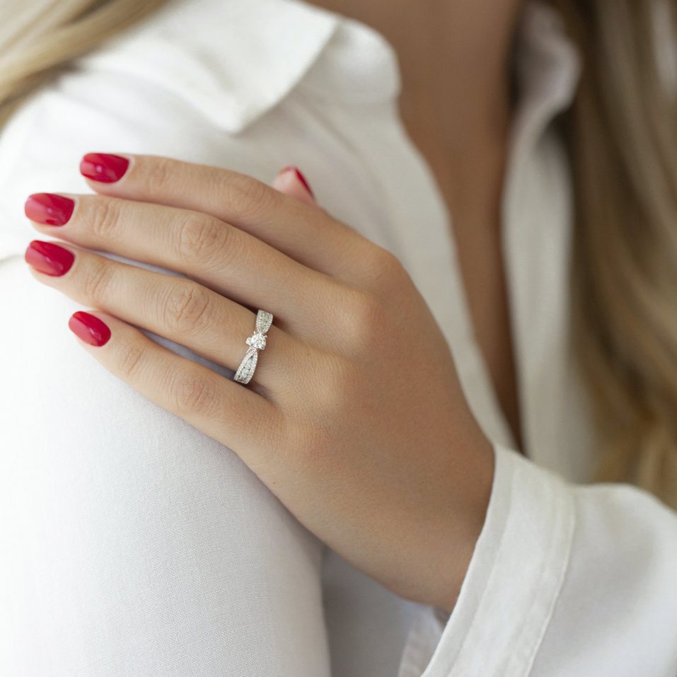 Prsteň s diamantmi Wish of Love