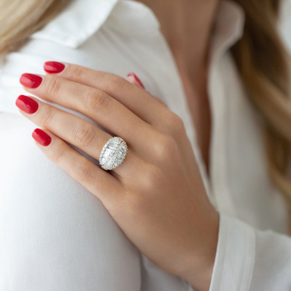 Prsteň s diamantmi Tempation