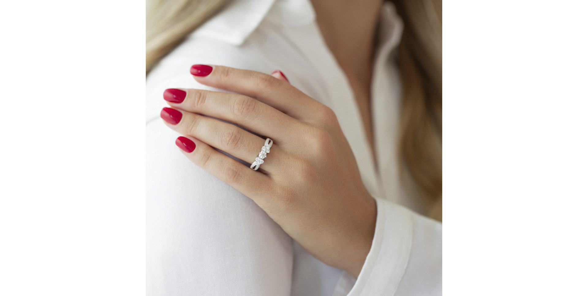 Prsteň s diamantmi Orabella