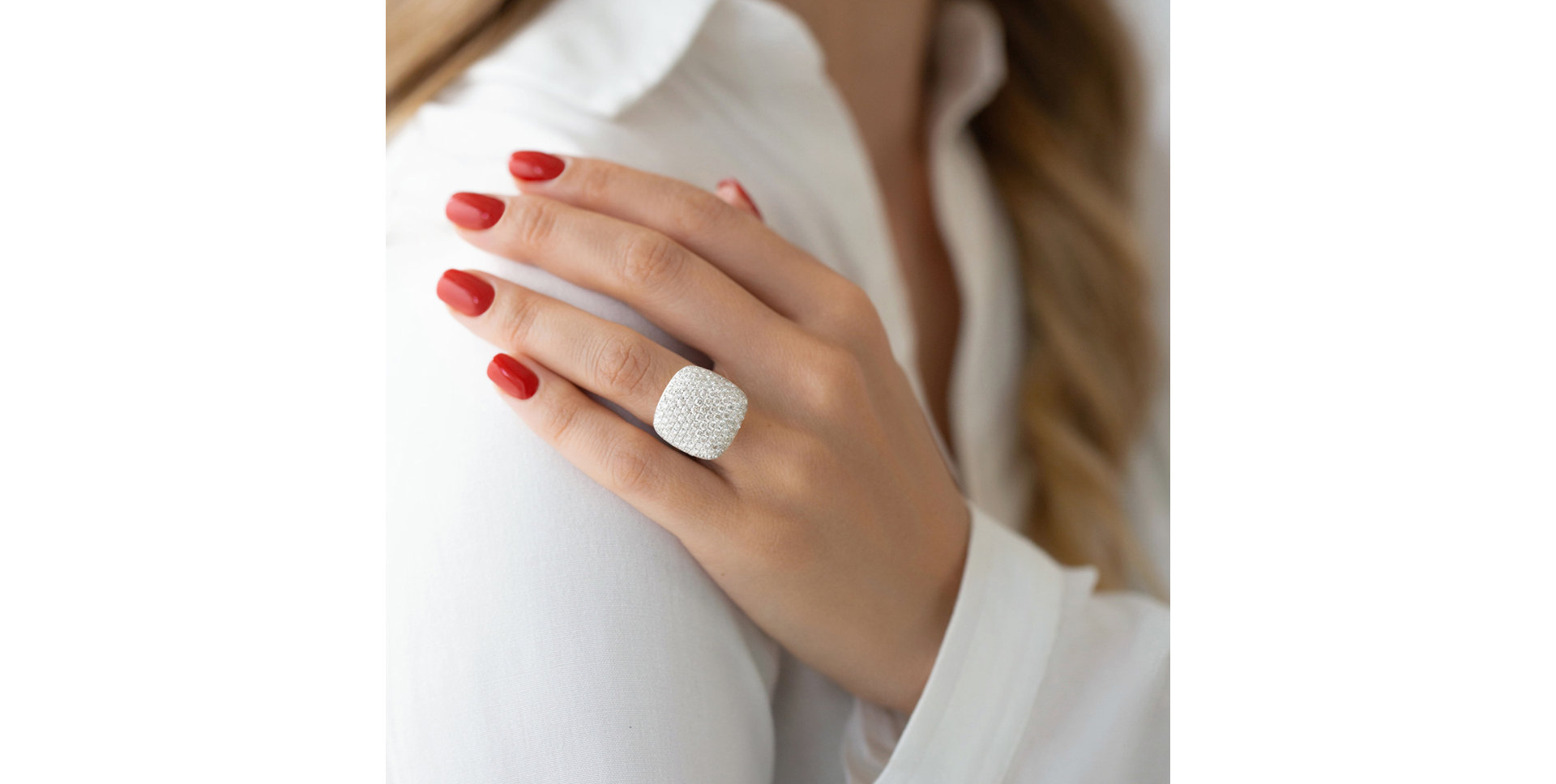 Prsteň s diamantmi Famous Cube