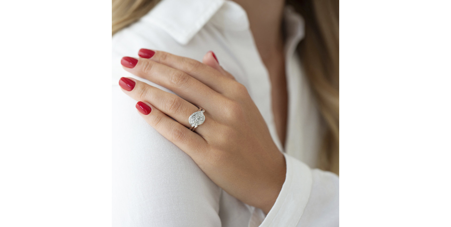 Prsteň s diamantmi Evans