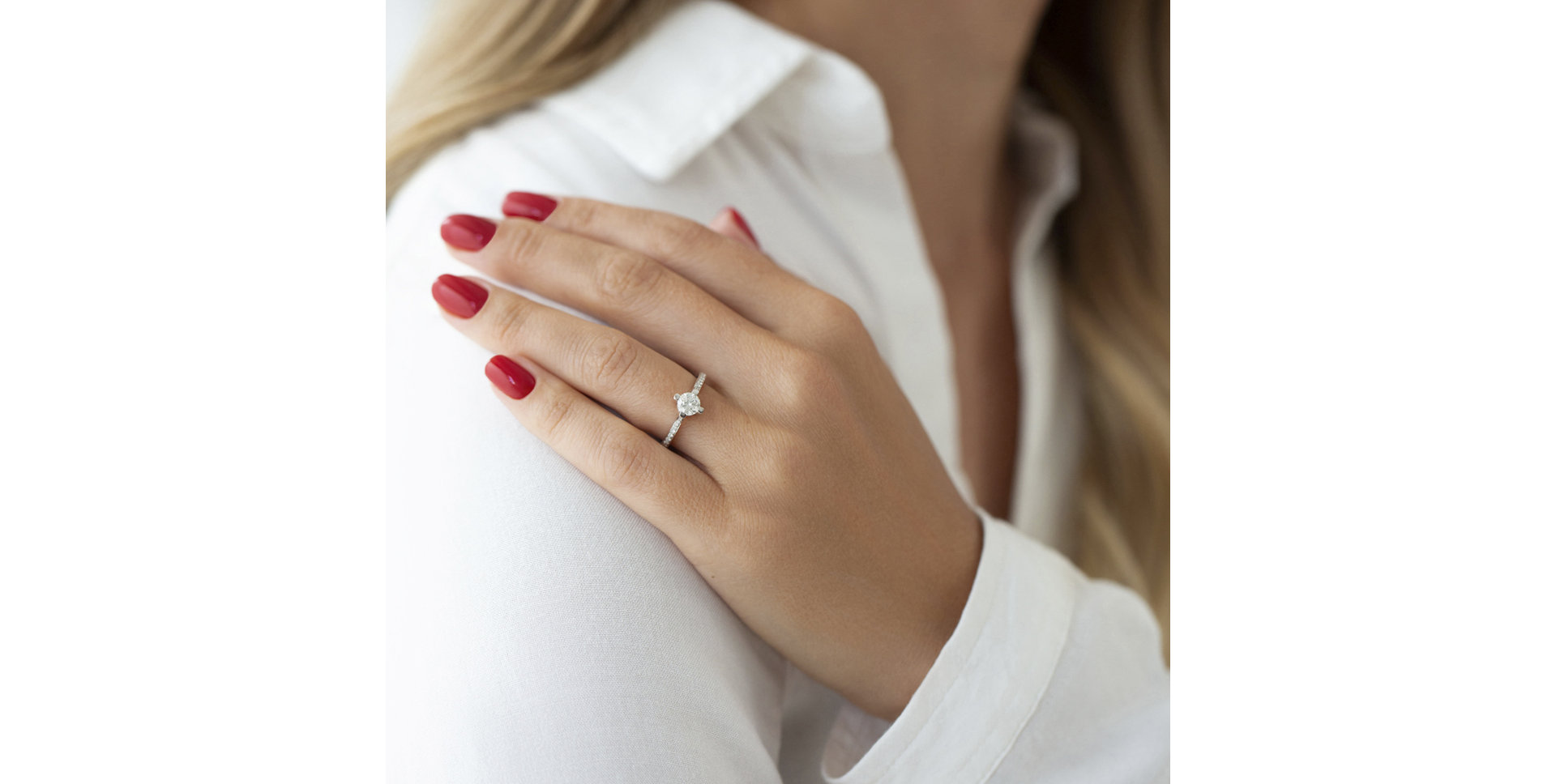 Prsteň s diamantmi Cherilyn