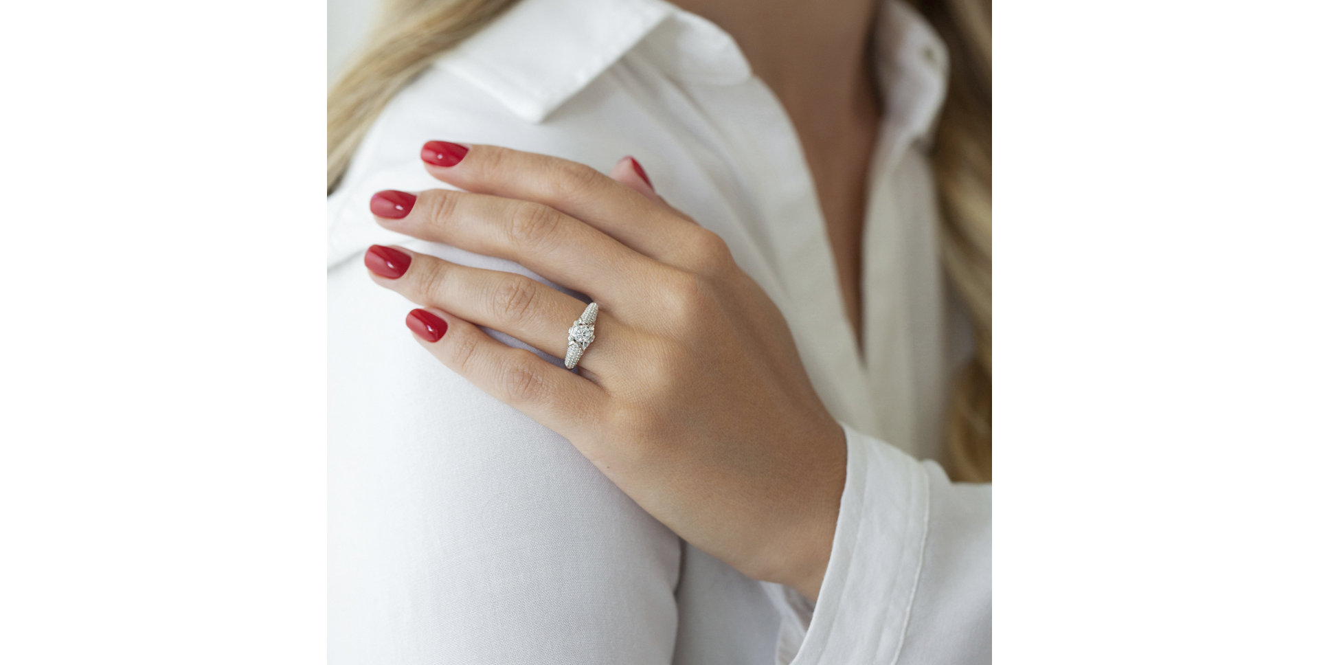 Prsteň s diamantmi Flamengo