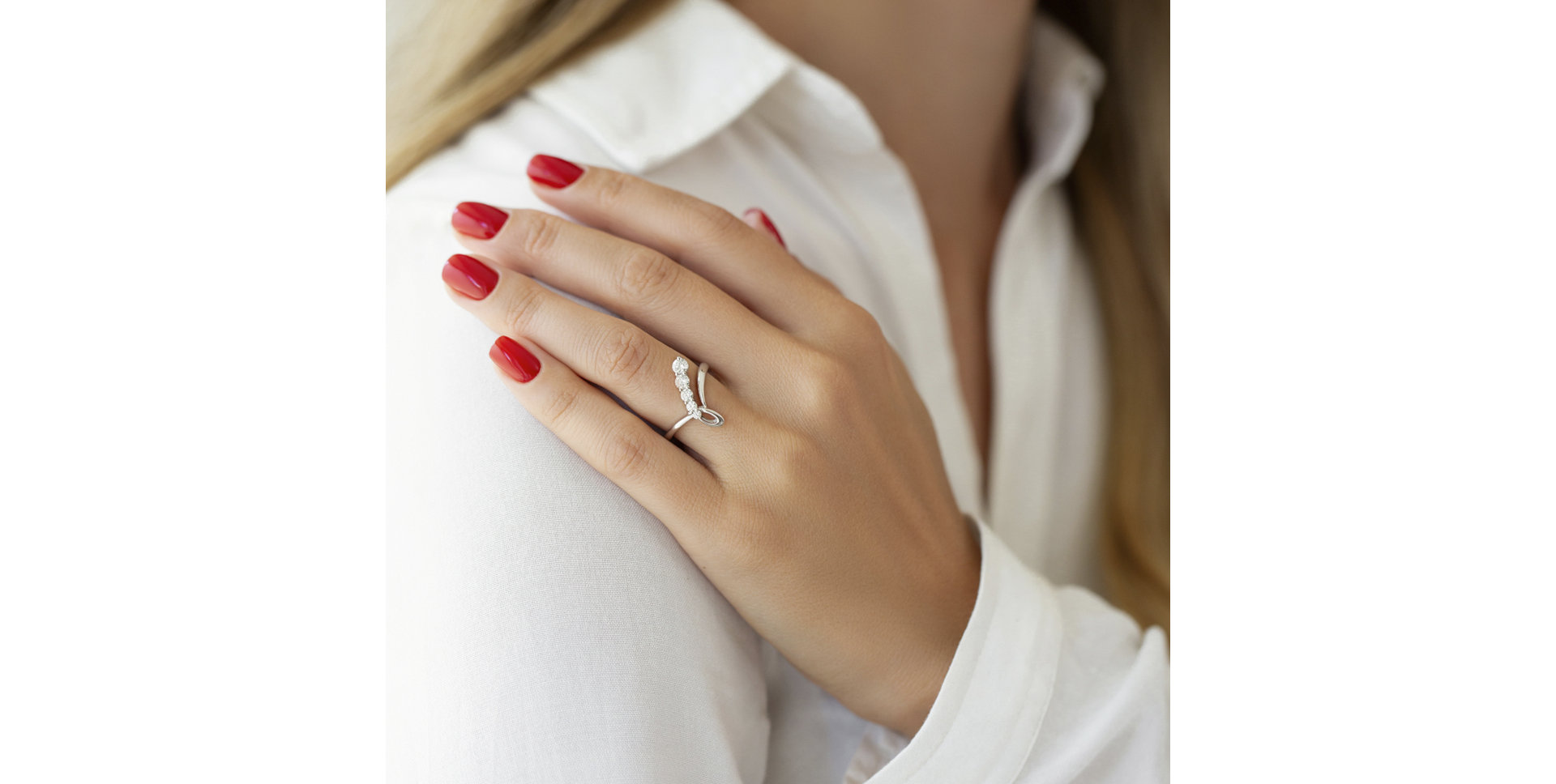 Prsteň s diamantmi Cheryl Bloom