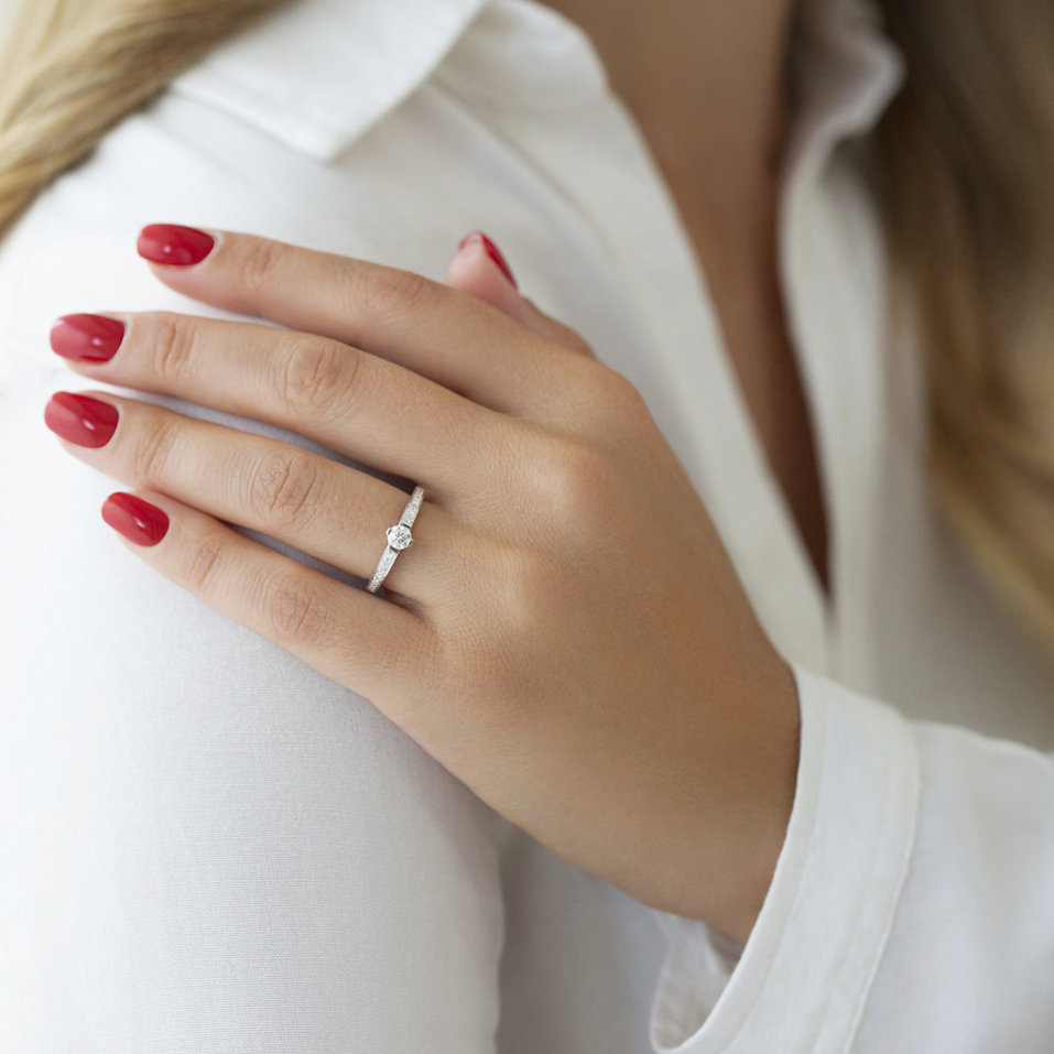 Prsteň s diamantmi Rachel