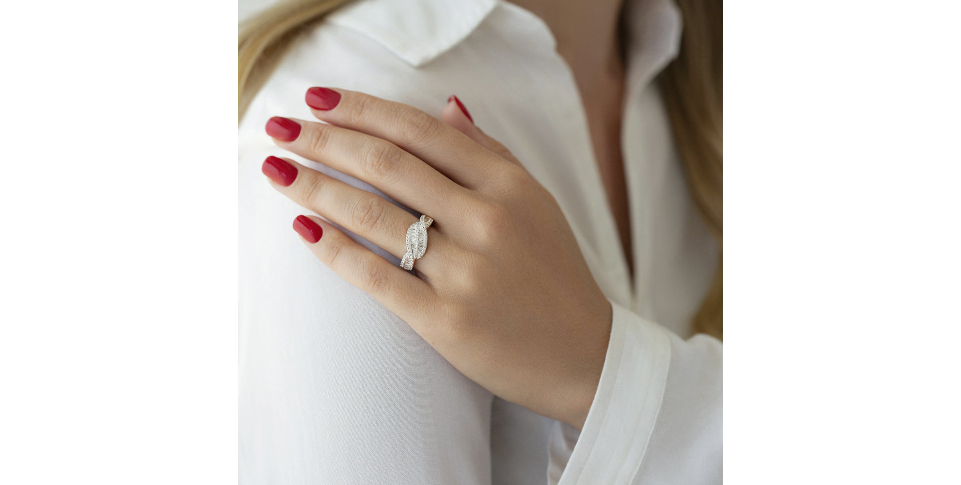 Prsteň s diamantmi Edouard