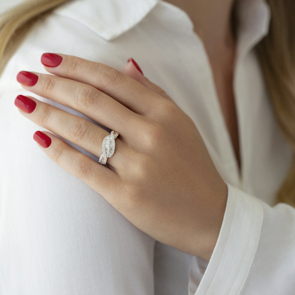 Prsteň s diamantmi Edouard
