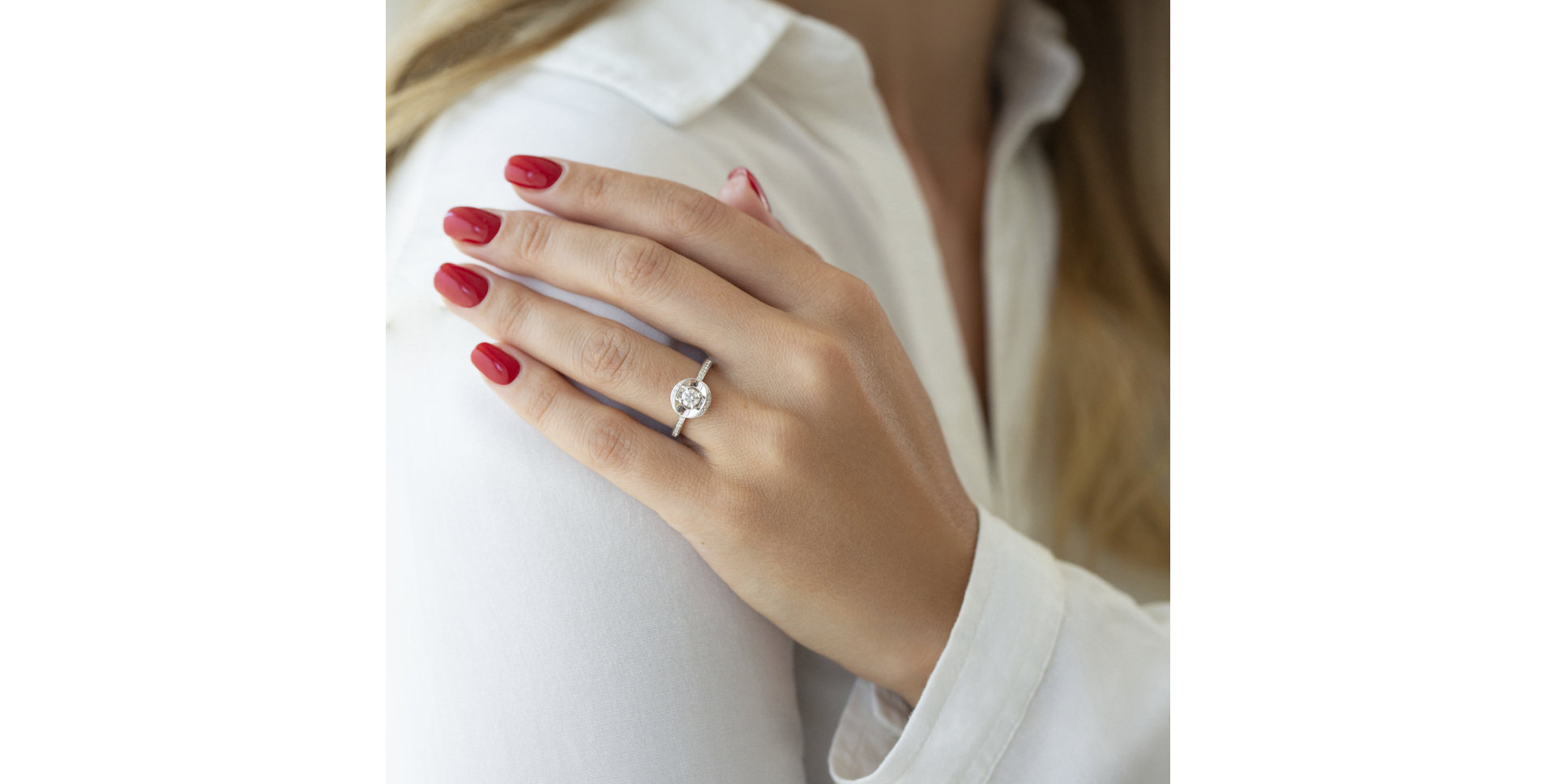 Prsteň s diamantmi Lucien