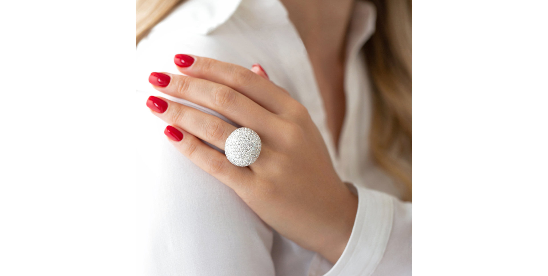 Prsteň s diamantmi Charming Sparkle