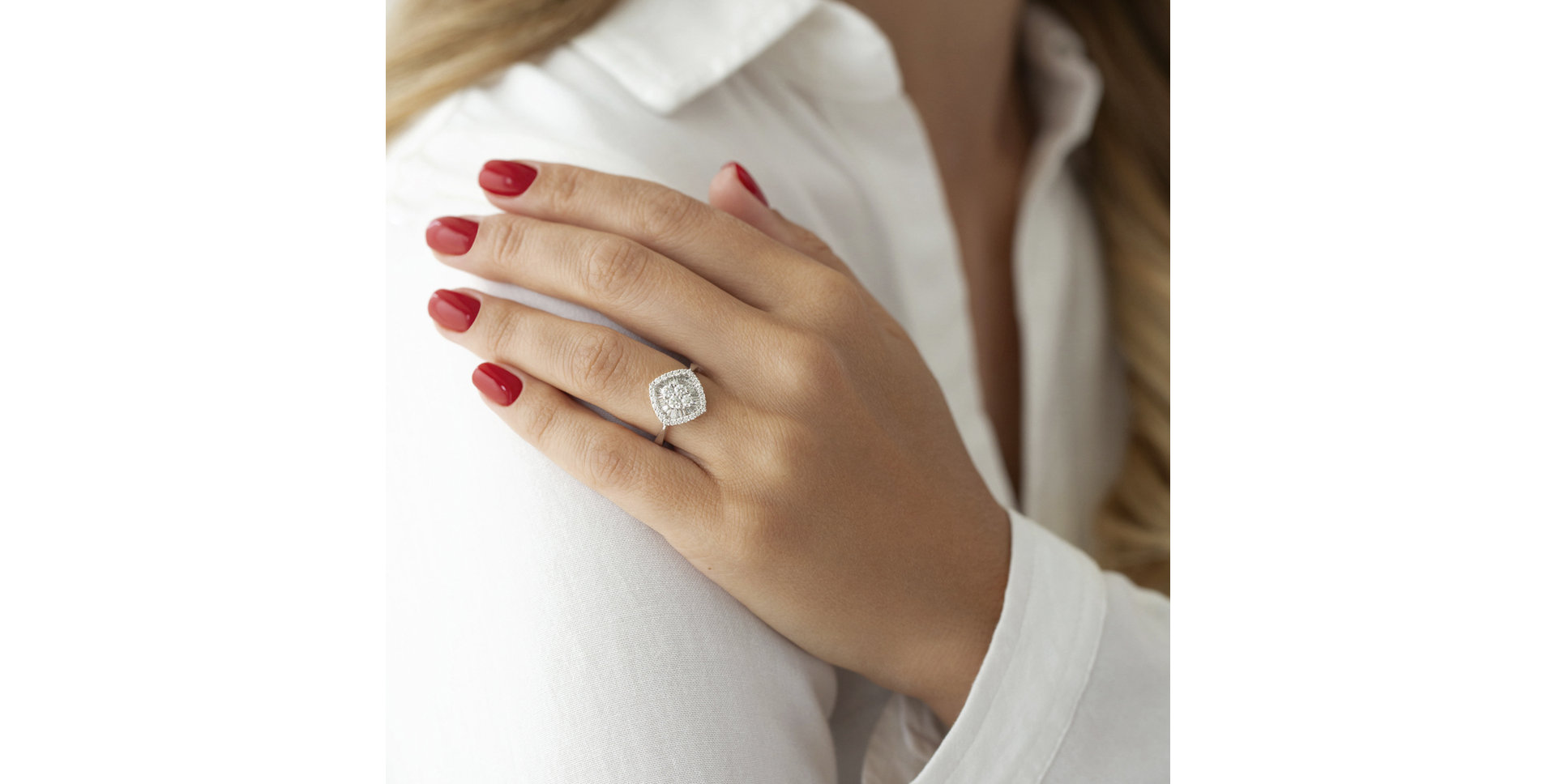 Prsteň s diamantmi Fulbert