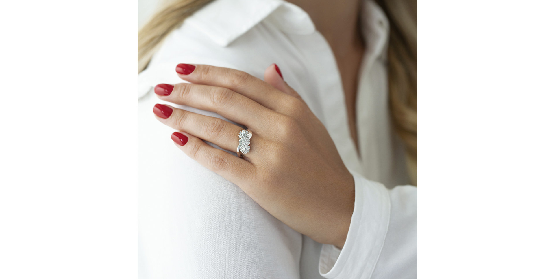 Prsteň s diamantmi Diamond Marina