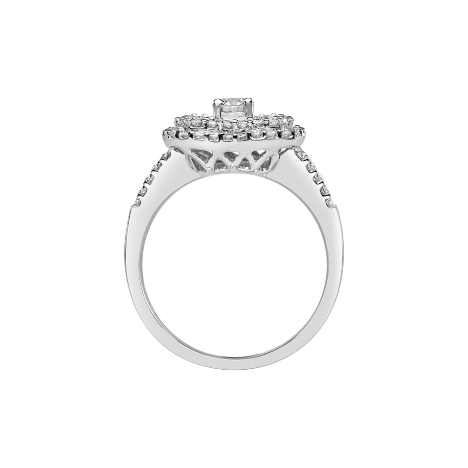 Prsteň s diamantmi Léandre