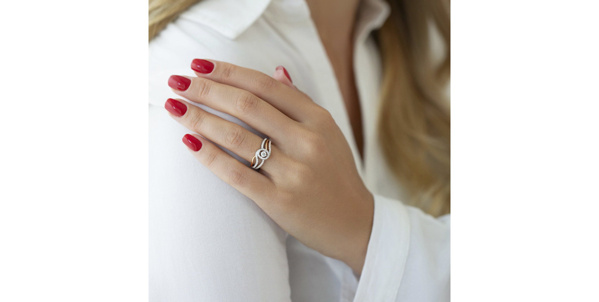 Prsteň s diamantmi Octavian