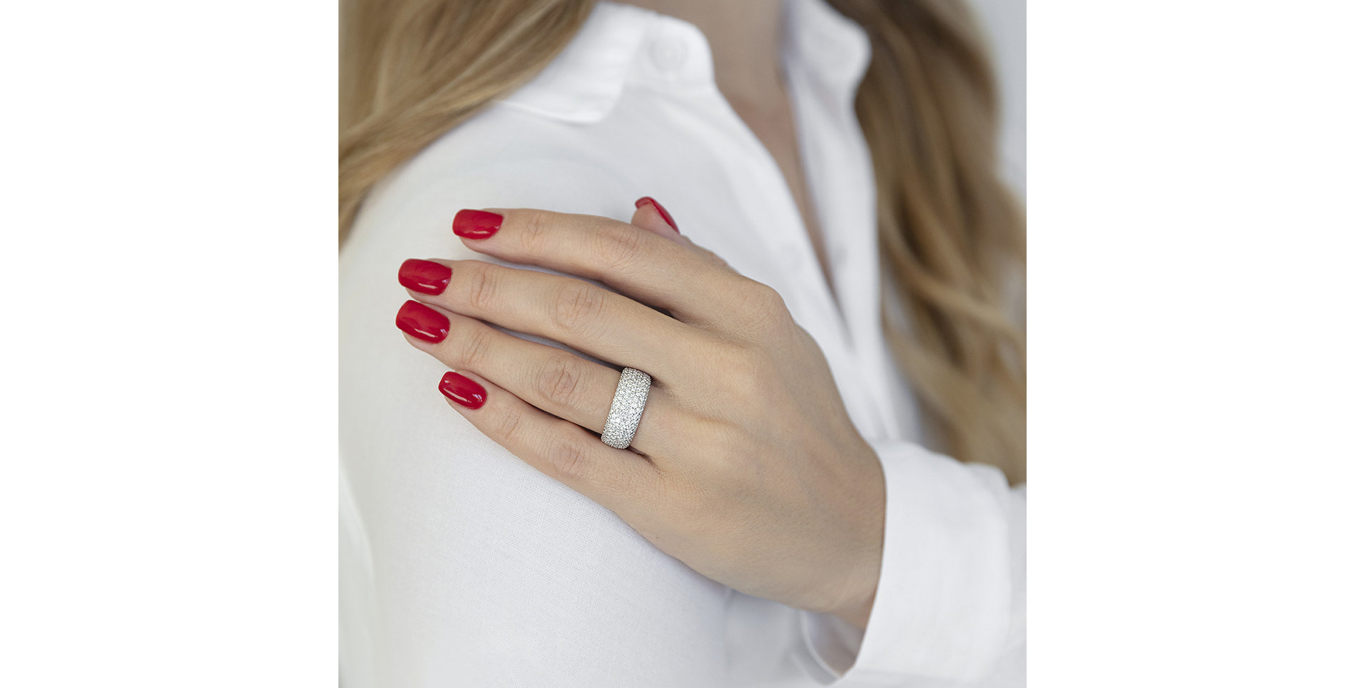 Prsteň s diamantmi Brushing Mate