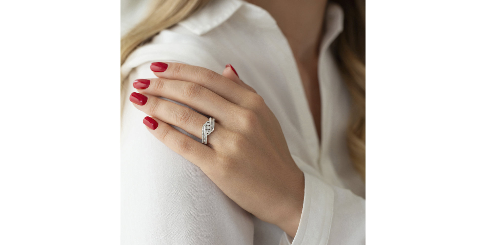 Prsteň s diamantmi Aldric