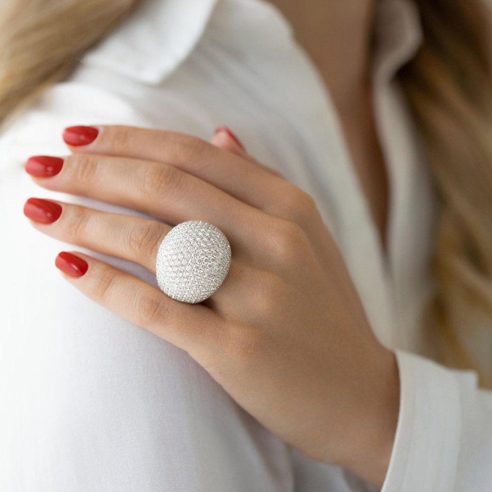 Prsteň s diamantmi Glamour Brilliance