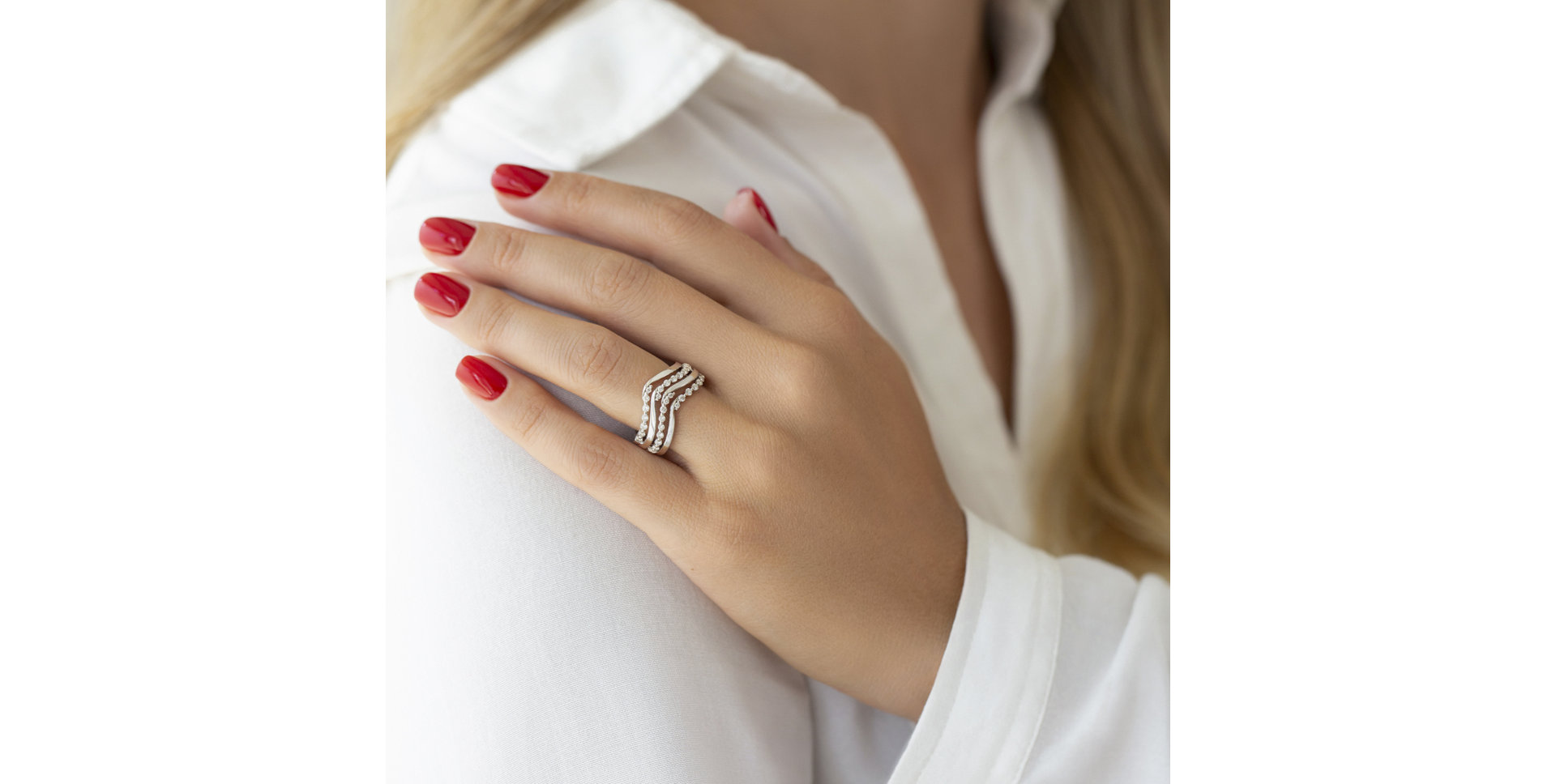 Prsteň s diamantmi Priness Crown