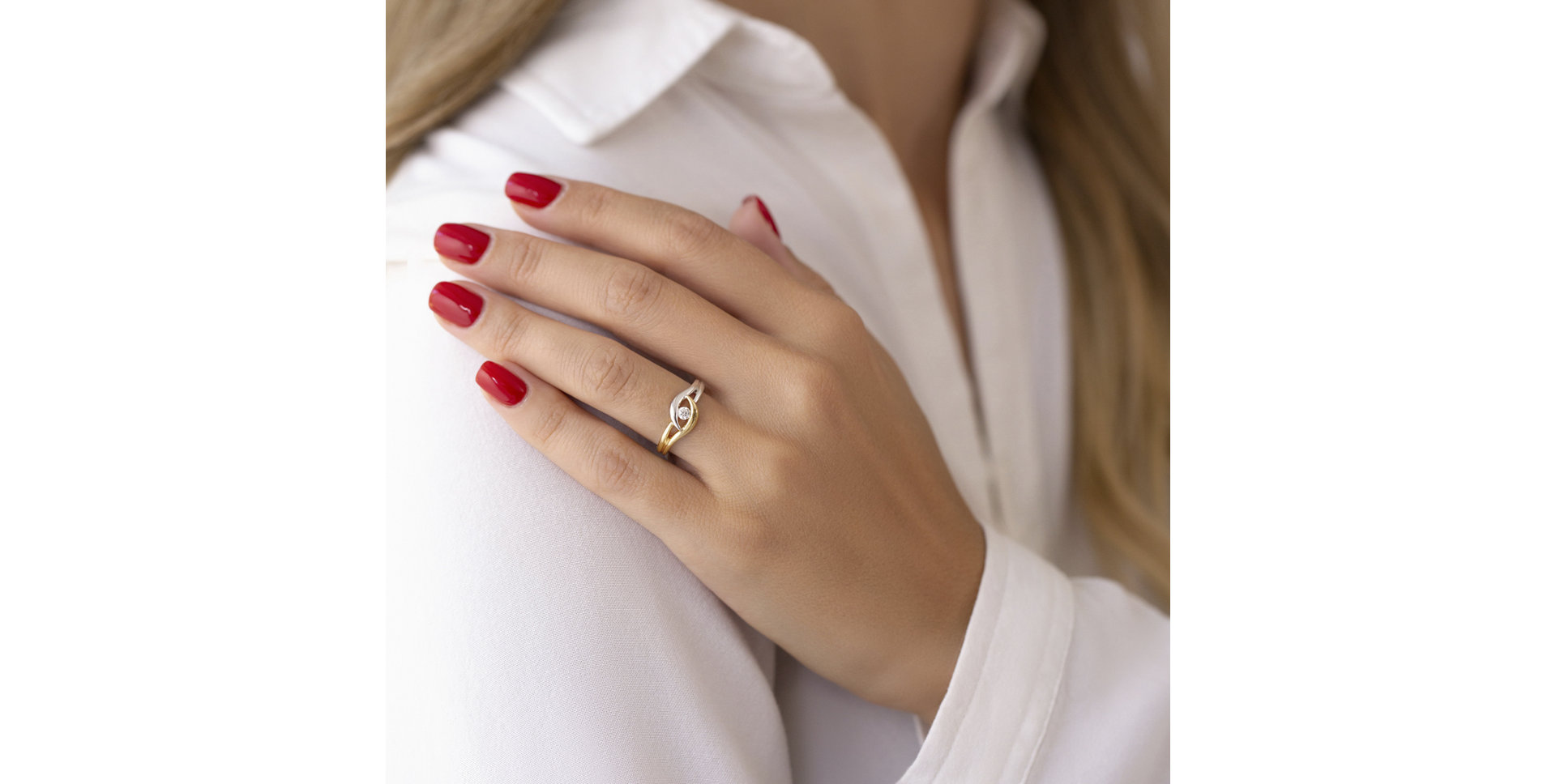 Prsteň s diamantom Casimir