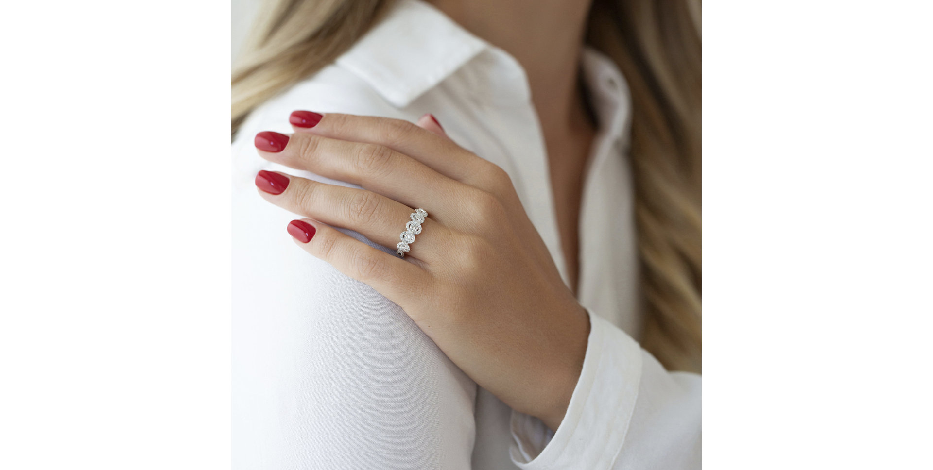 Prsteň s diamantmi Royal Crown