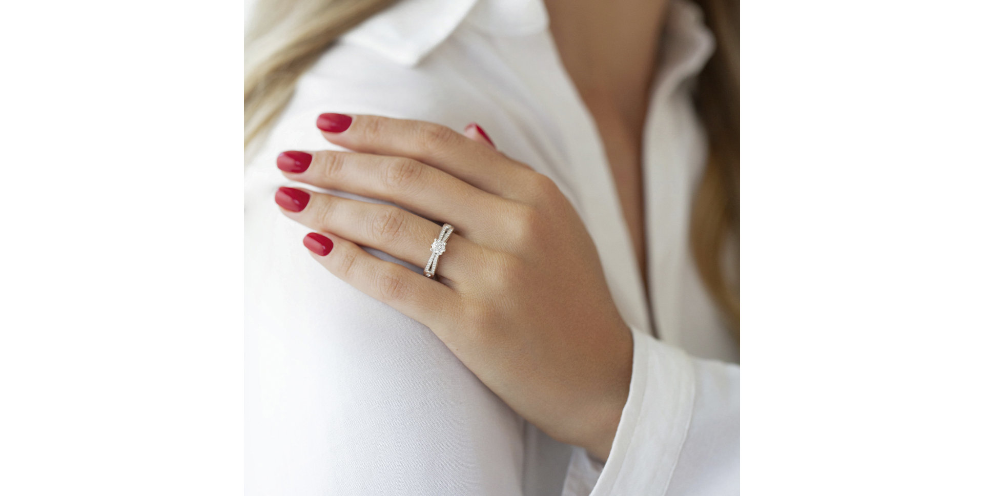 Prsteň s diamantmi Natanaele