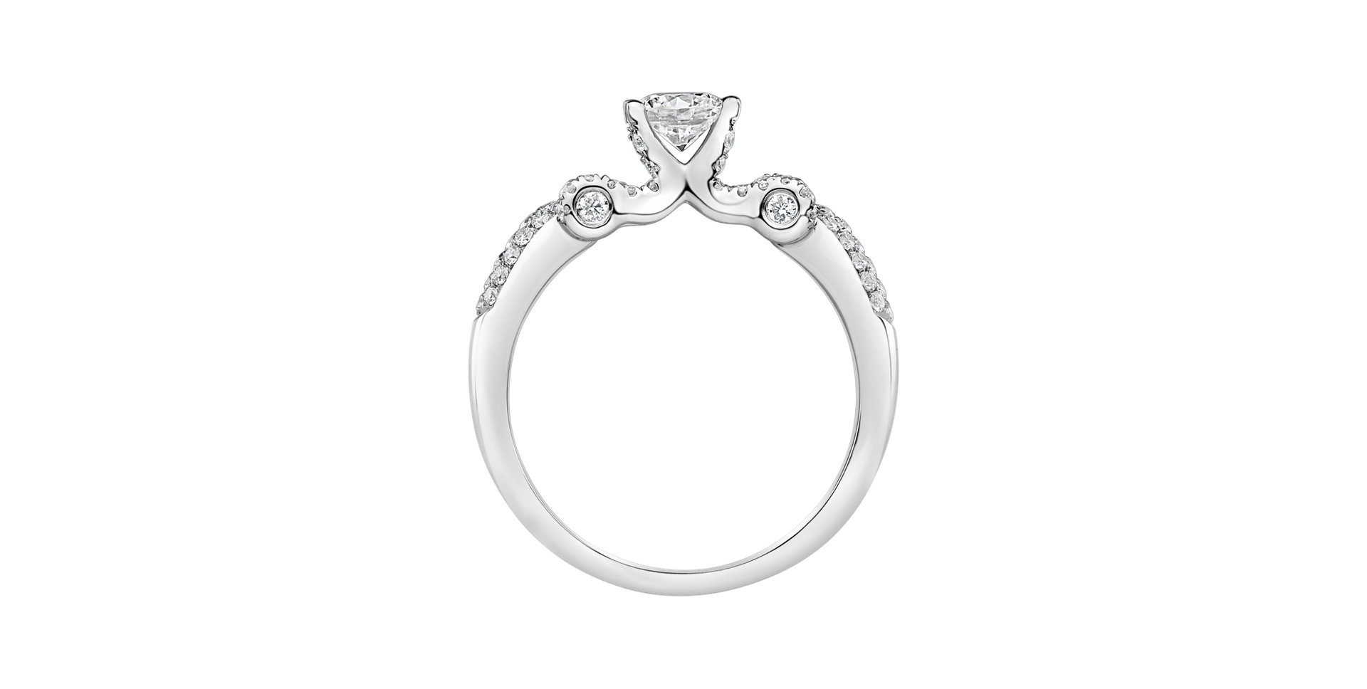 Prsteň s diamantmi Madalyn