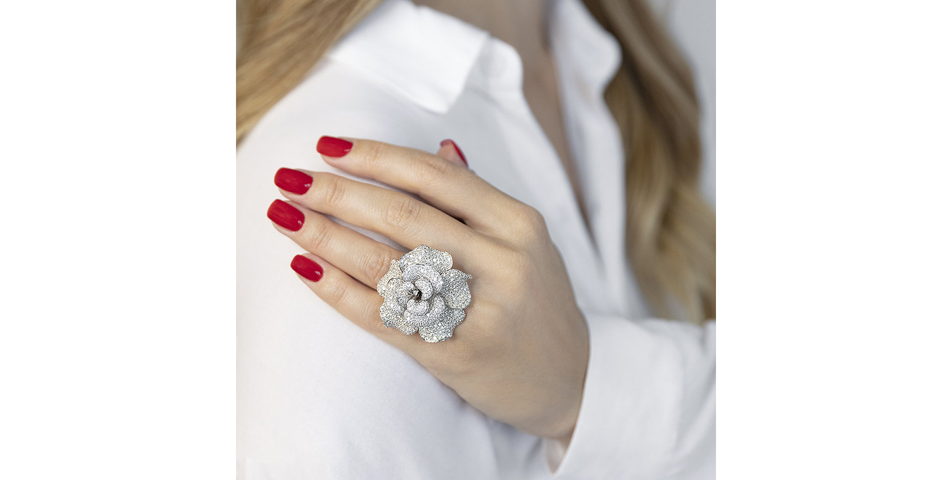 Prsteň s diamantmi Andromeda Flower