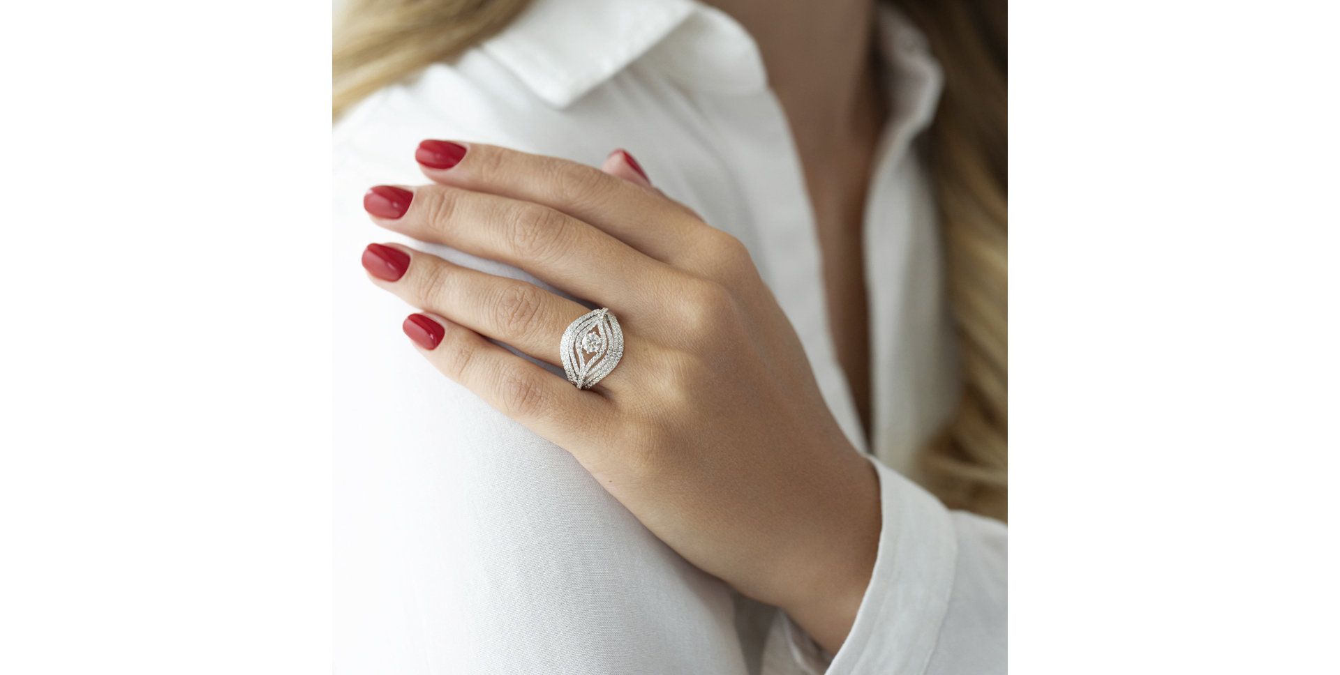 Prsteň s diamantmi Darling