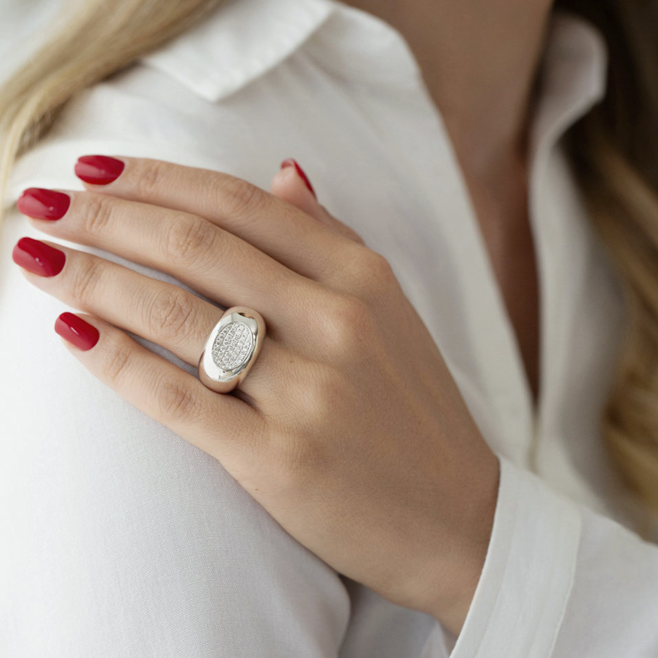 Prsteň s diamantmi Dion