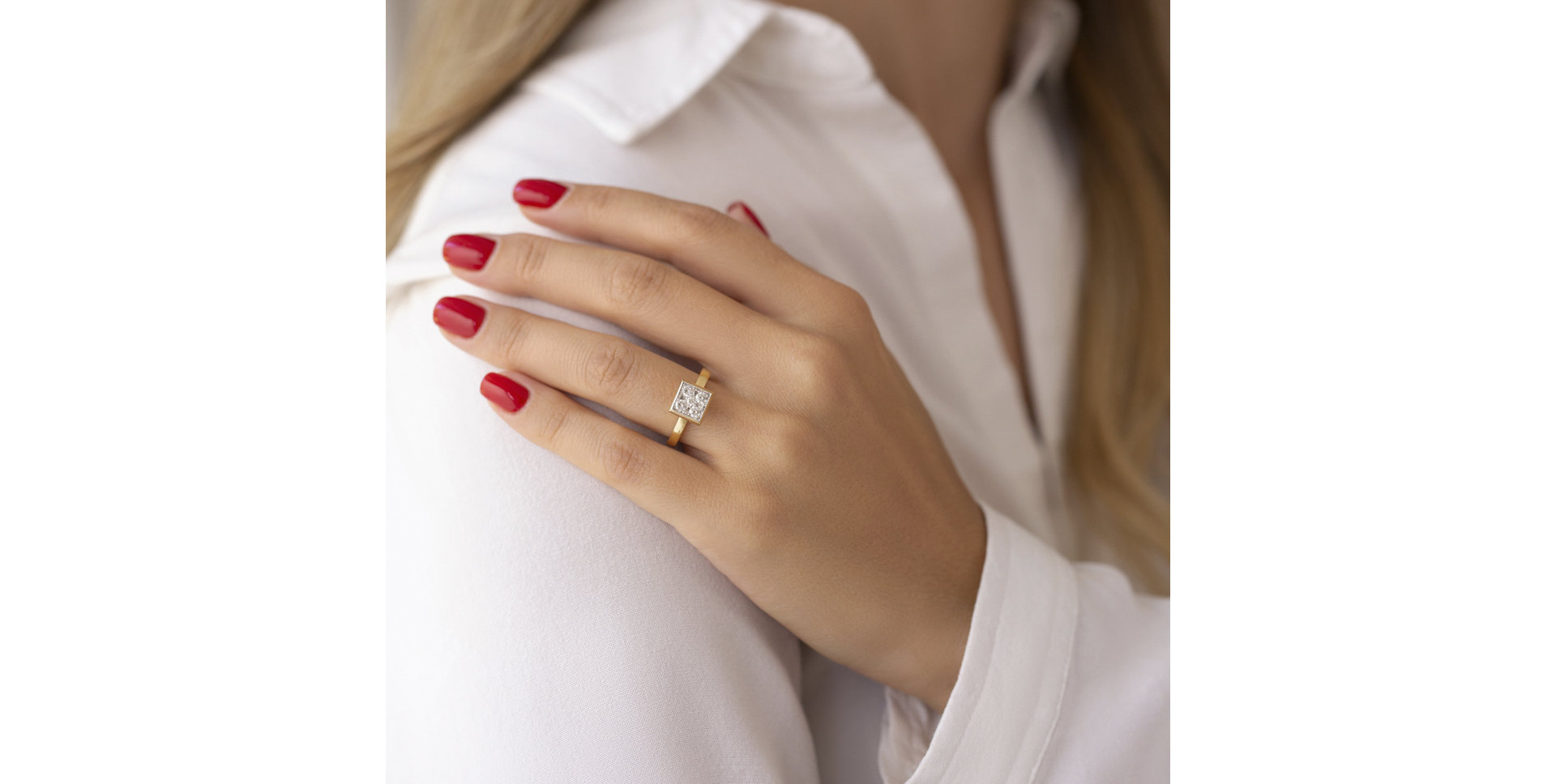 Prsteň s diamantmi Audacity