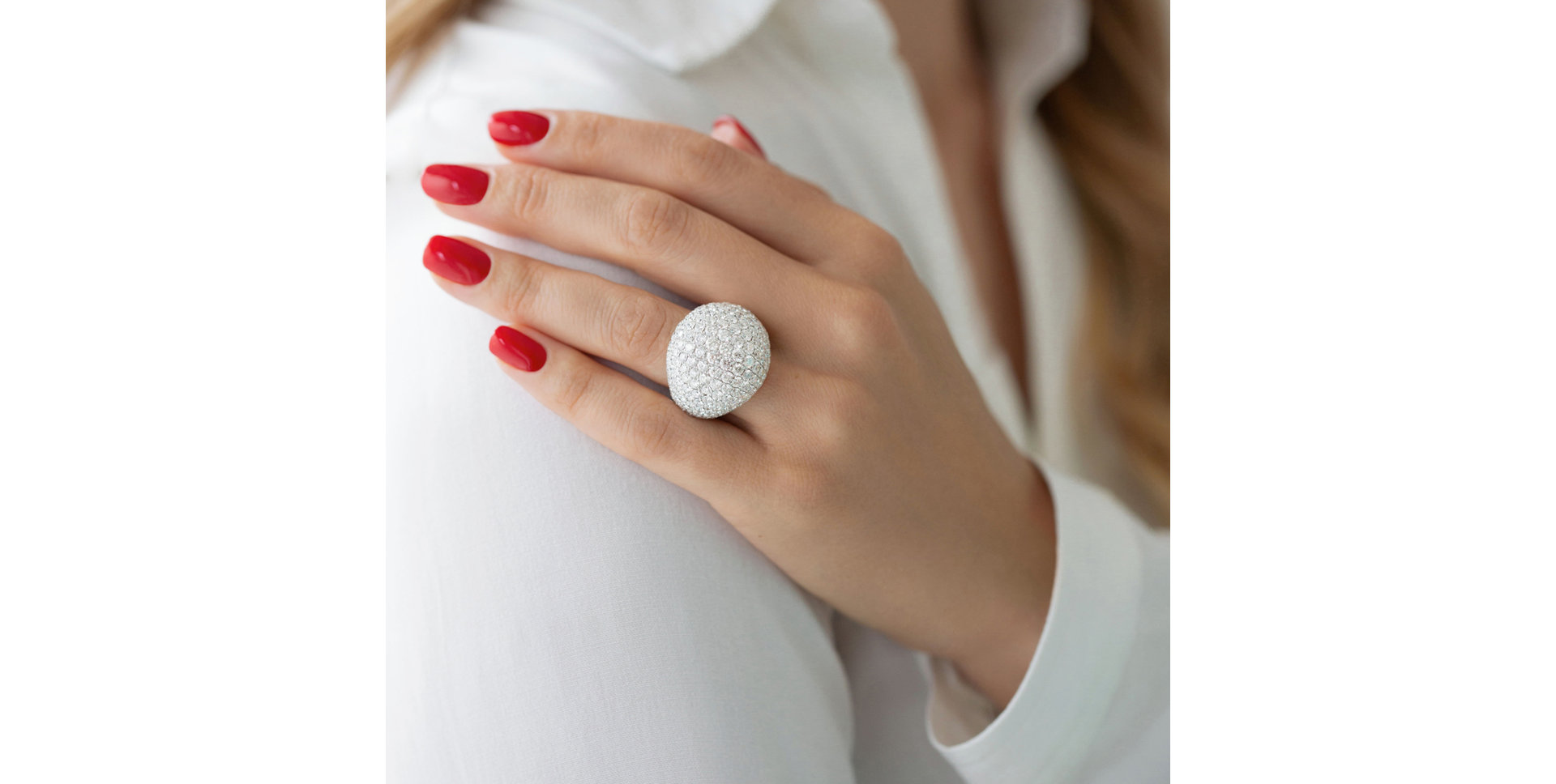 Prsteň s diamantmi Rozella