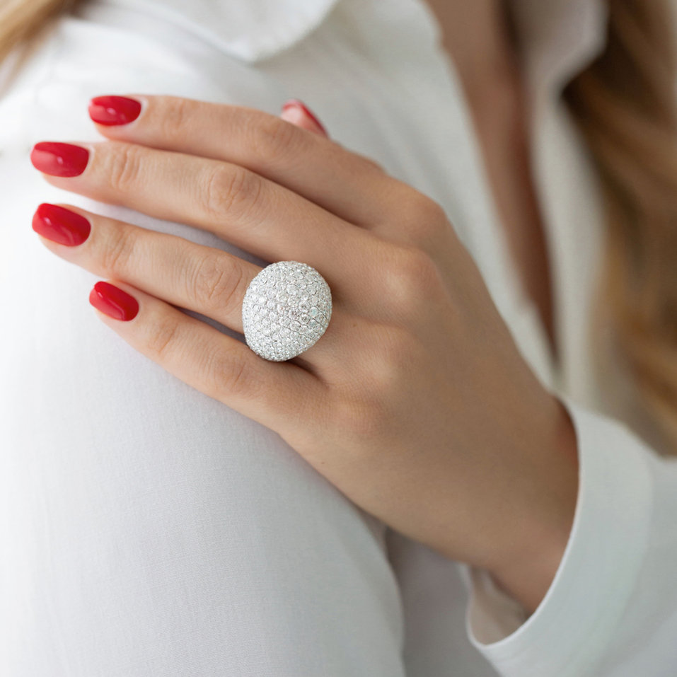 Prsteň s diamantmi Rozella