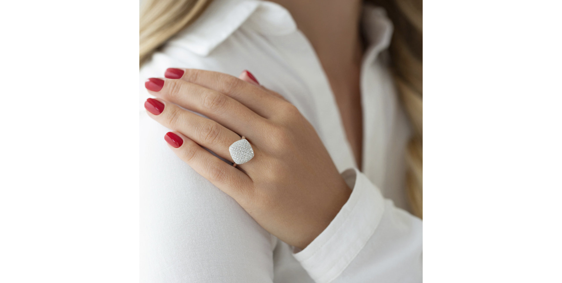 Prsteň s diamantmi Charming Brilliance