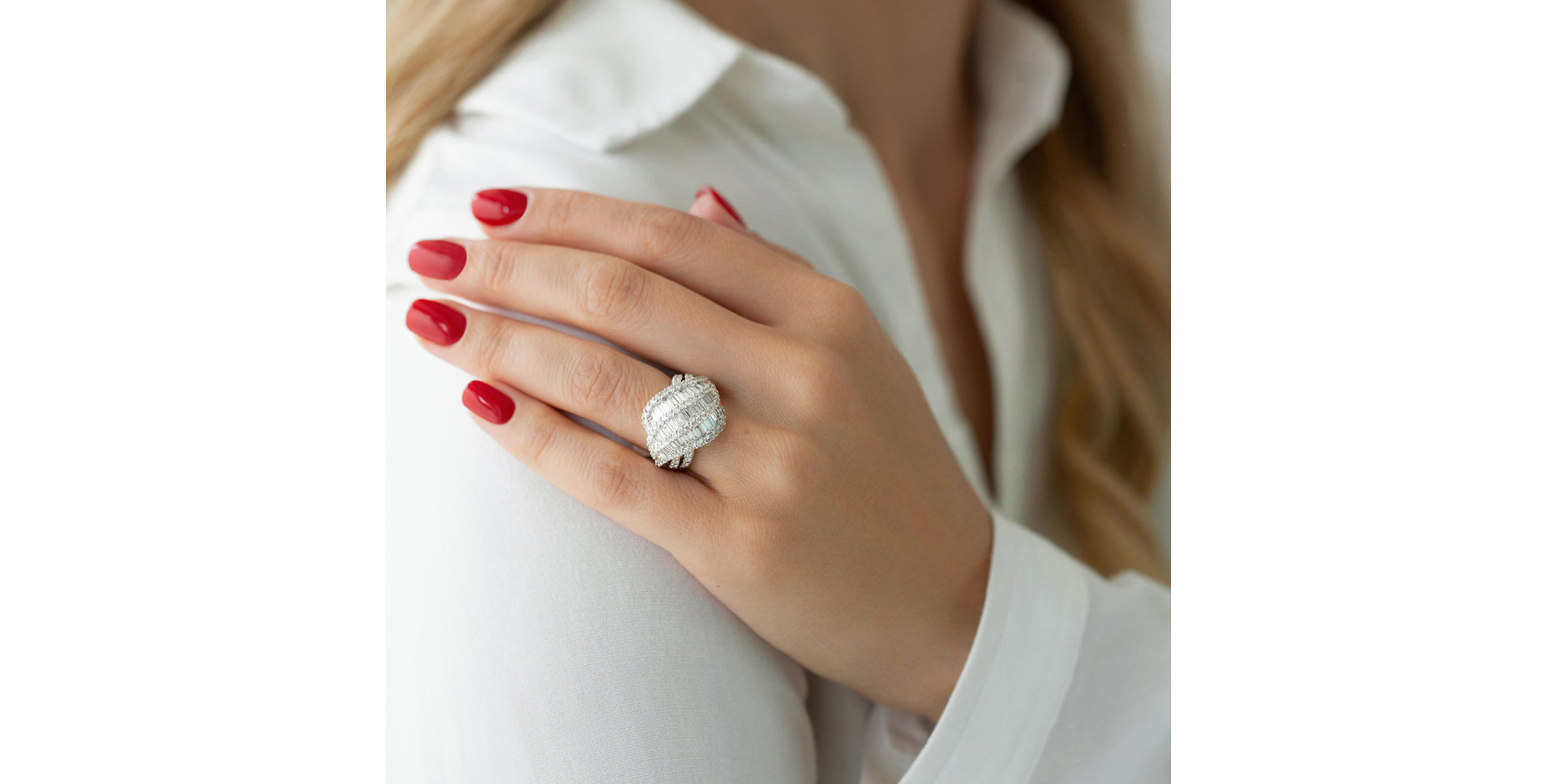 Prsteň s diamantmi Space Enigma