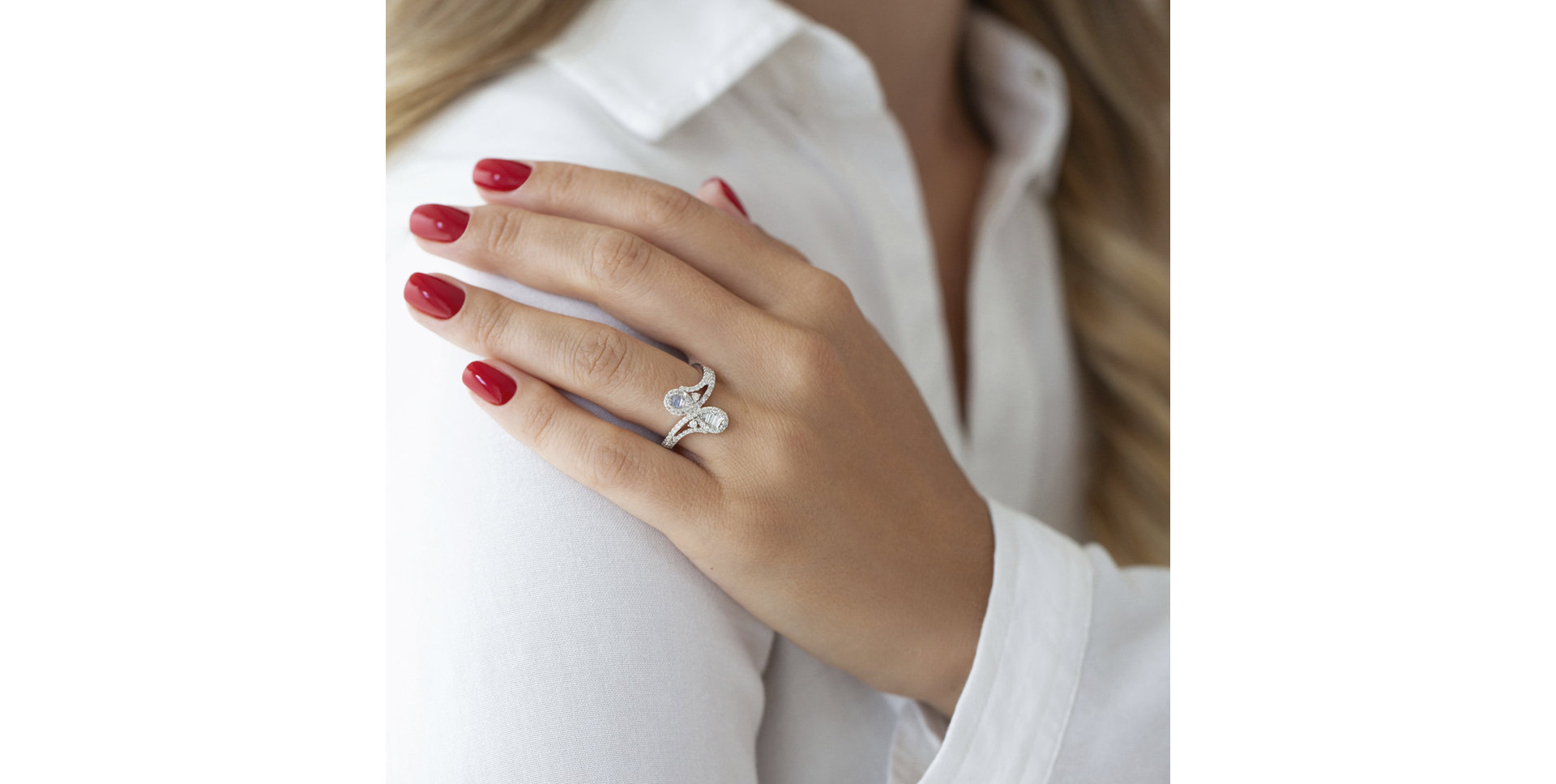 Prsteň s diamantmi Ségolène