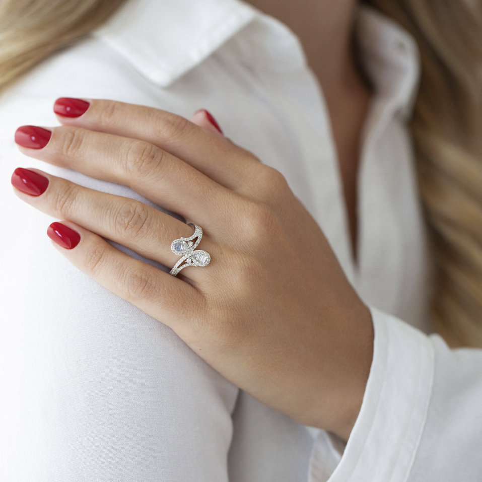 Prsteň s diamantmi Ségolène