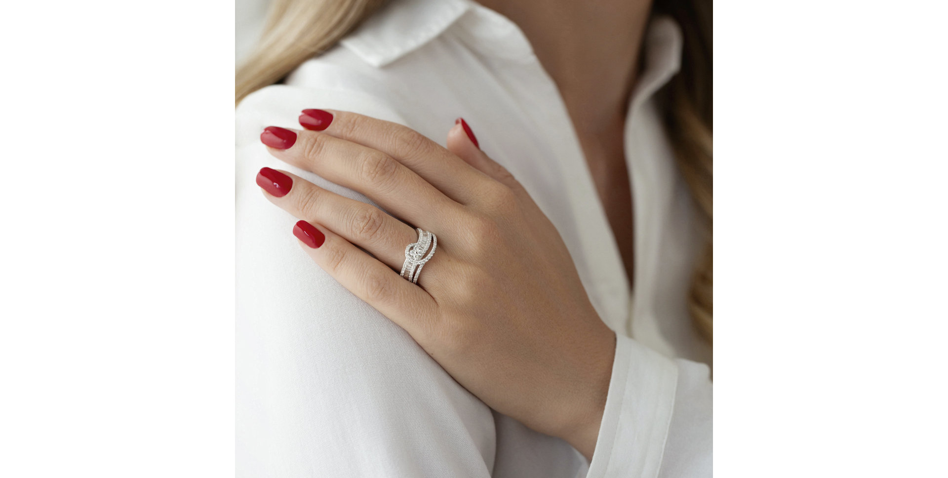 Prsteň s diamantmi Jacques