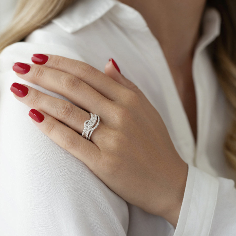 Prsteň s diamantmi Jacques