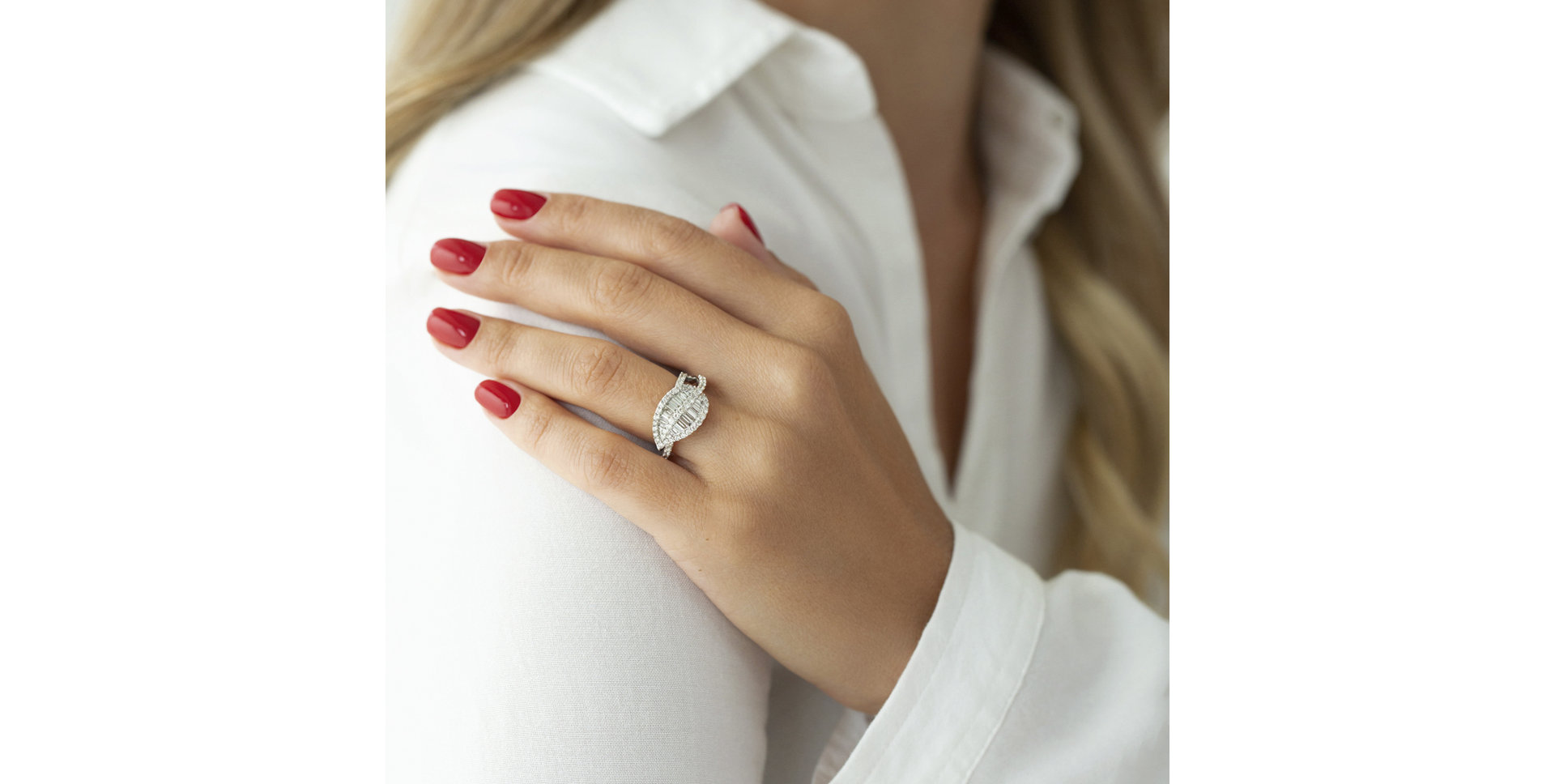 Prsteň s diamantmi Rodriguel